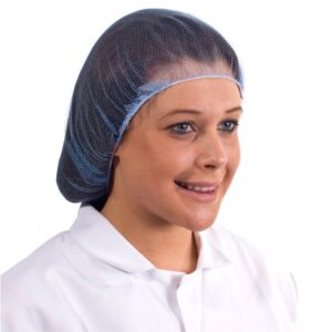 Disposable Mesh Hairnets – Nylon, Elasticated Edge - 1 bag - 100 Hairnets